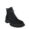 Loretta Vitale C3841 Women's Black Suede Beaded Tasseled Ankle Boots